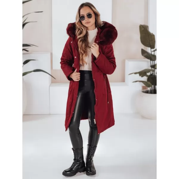  Dámska parka DSTREET TY5114 BORDOVÁ 