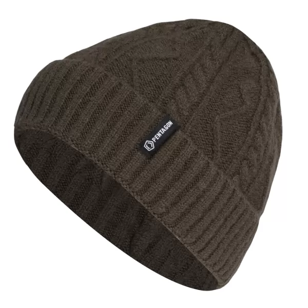  Klobúk PENTAGON YUKON WATCH HAT K13051 HNEDÁ ŠEDÁ 