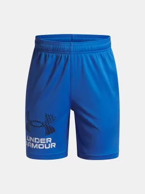 Chlapčenské šortky UNDER ARMOUR UA TECH LOGO SHORTS 1383333-402 MODRÁ