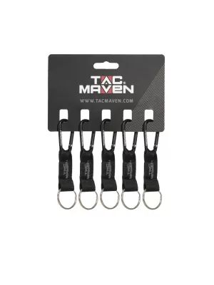 Karabína PENTAGON CARABINER 5ΜΜ D25026 ČIERNA