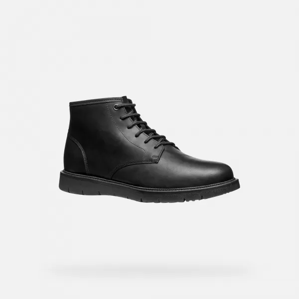  Pánske topánky GEOX POVE G011453 ČIERNA 