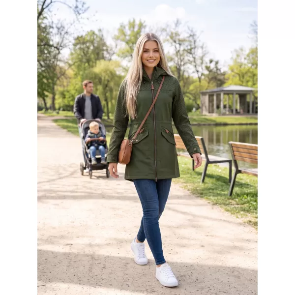  Dámska bunda softshell ALTISPORT GEMEE KHAKI 