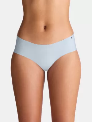 Dámske nohavičky UNDER ARMOUR UA PURE STRETCH NS HIP - 3PK 1383895-453 MODRÁ POKOJNÁ