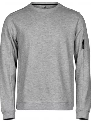 Pánska mikina TEE JAYS | TJ 5700 HEATHER GREY