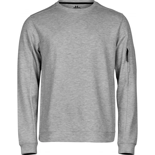  Pánska mikina TEE JAYS | TJ 5700 HEATHER GREY 