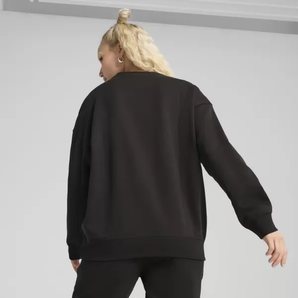  Dámska mikina PUMA ESS OVERSIZED CREW FL 68540001 PUMA BLACK 