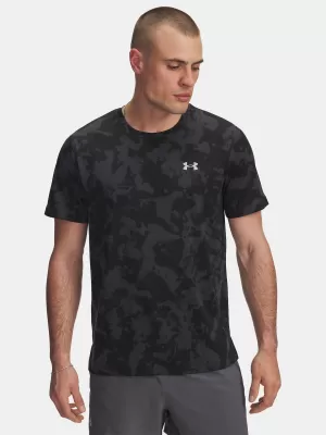 Pánske tričko UNDER ARMOUR UA LAUNCH PRINTED SS 6006110-016 SIVÁ