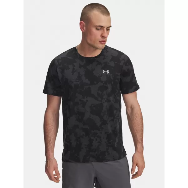  Pánske tričko UNDER ARMOUR UA LAUNCH PRINTED SS 6006110-016 SIVÁ 
