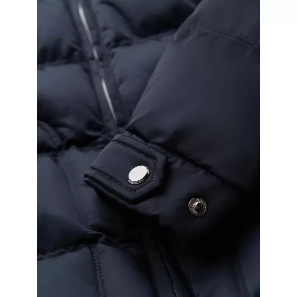  Pánska bunda OMBRE OM-JALP-0218 TMAVO MODRÁ 