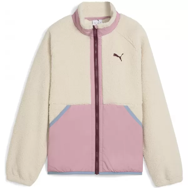  Detská bunda PUMA HYBRID SHERPA JACKET 68840587 ALPSKÝ SNEH 