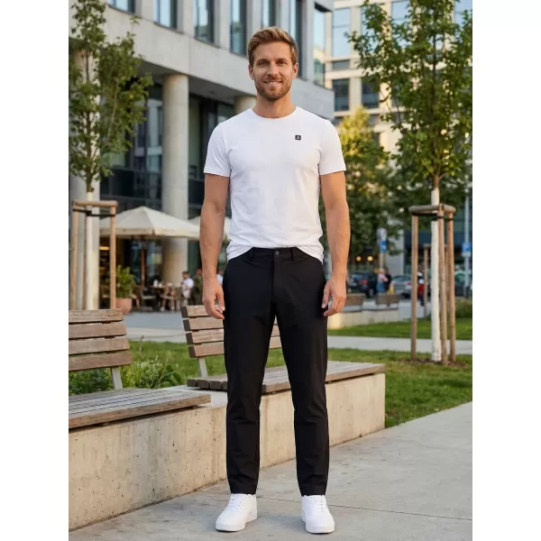  Pánske nohavice ALTISPORT ATS TROUSER SLIM-FIT ČIERNA 