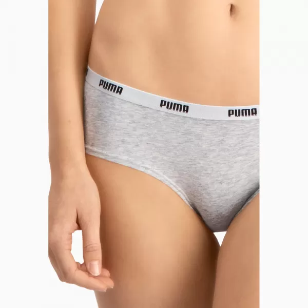  Nohavičky PUMA WOMEN HIPSTER 2P PACK 90785205 ŠEDÁ 