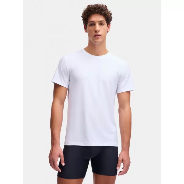  Pánske tričko UNDER ARMOUR M UA PERF TECH MESH CREW NECK-2PK 6007625-100 BIELA 