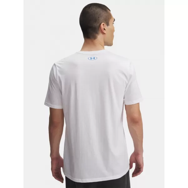  Pánske tričko UNDER ARMOUR UA TRIPLE STACK LC LOGO SS BIELA 