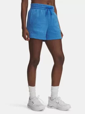 Dámske šortky UNDER ARMOUR RIVAL FLEECE SHORT 1382723-402 MODRÁ