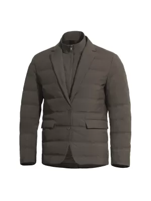 Bunda PENTAGON ALPHA DOWN BLAZER K08051 HNEDÁ ŠEDÁ