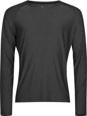 Pánske tričko TEE JAYS | TJ 7022 BLACK MELANGE
