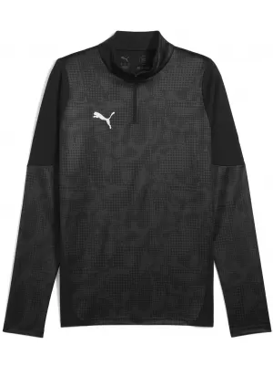 Pánska mikina PUMA TEAMCUP TRAINING 1/4 ZIP TOP 659164_03 PUMA BLACK/PUMA SILVER
