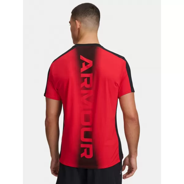  Pánske tričko UNDER ARMOUR UA HG WORDMARK SS 6007758-600 ČERVENÁ 