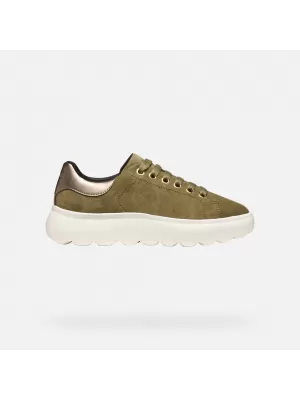 Dámske tenisky GEOX SPHERICA EC4.1 G009311 KAKI