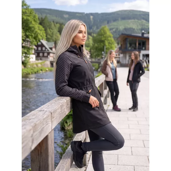  Dámska bunda softshell ALTISPORT GEMEE ČIERNY 