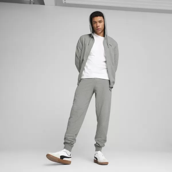  Pánská bunda PUMA ESS FULL-ZIP HOODIE FL 68259003 MEDIUM GRAY HEATHER 