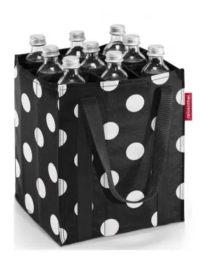 Taška REISENTHEL BOTTLEBAG BODKY BIELE