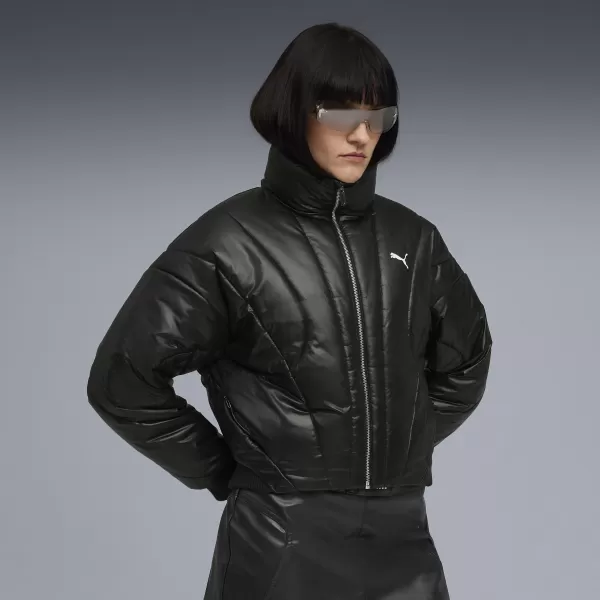  Dámska bunda PUMA DARE TO PUFFER JACKET 63217301 PUMA ČIERNA 
