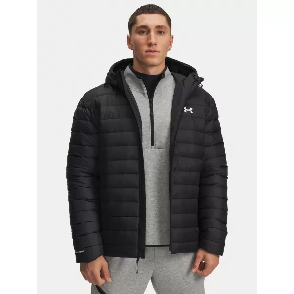  Pánska bunda UNDER ARMOUR UA SPORTSWEAR INS JKT 6006363-001 ČIERNA 