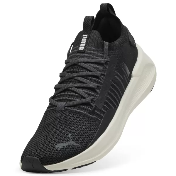  Čižmy PUMA SOFTRIDE SYMMETRY FUZION LS 31148210 PUMA ČIERNA/TMAVOŠEDÁ 
