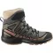 Detská obuv SALOMON XA PRO V8 WINTER WATERPROOF J CÍNOVÝ/ČIERNY/BROSKYŇOVÝ FUZZ