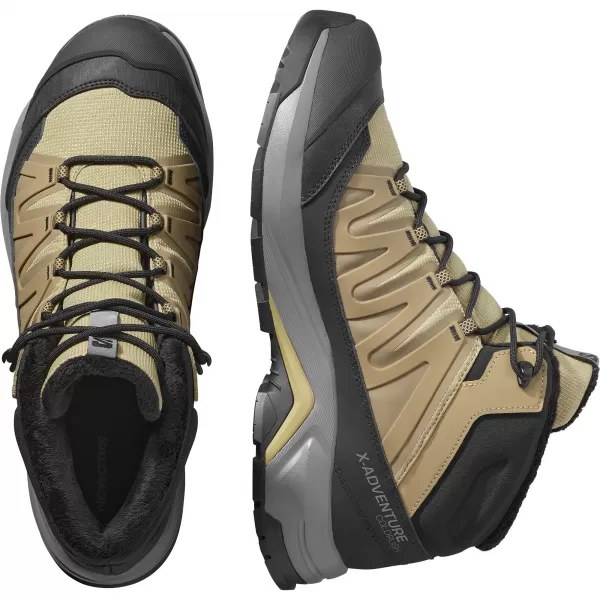  Pánske topánky SALOMON X-ADVENTURE COLDRUSH WATERPROOF KEL/ČIERNA/CÍNOVÁ 
