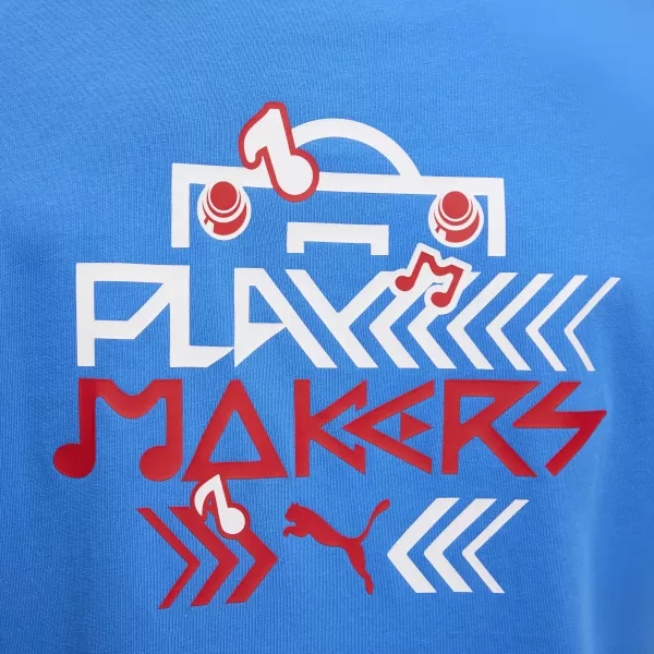  Tričko PUMA NEYMAR JR PLAYMAKER TEE 66032110 PUMA TÍM ROYAL/PUMA RED 