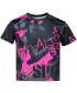 Detské prémiové funkčné tričko ALTISPORT VOJ/ALK076TR01 ČIERNA/FLUO RUŽOVÁ