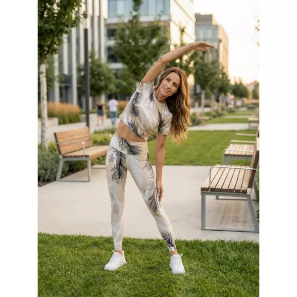  Dámsky prémiový crop top ALTISPORT VOJ/ALW001TR07 HNEDÁ 