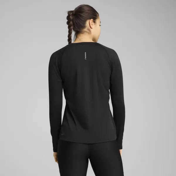  Tričko PUMA W RUN VELOCITY LONG SLEEVE (POLY) 52658101 PUMA BLACK 