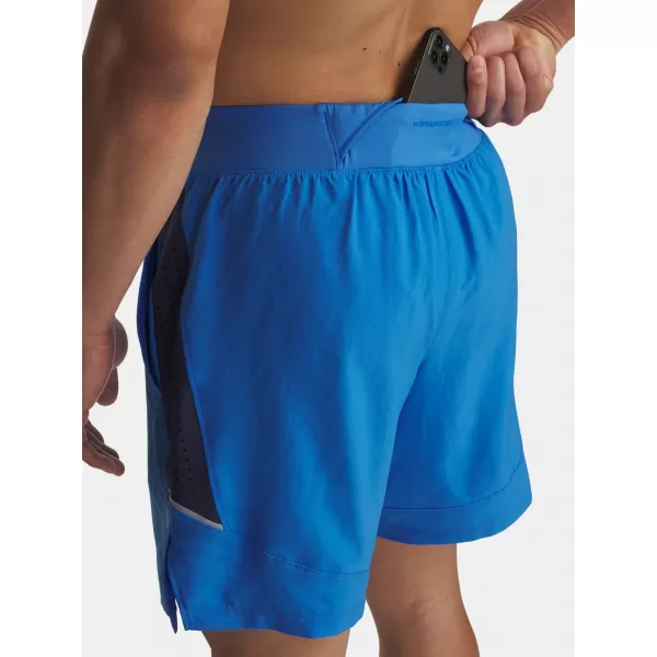  Pánske šortky UNDER ARMOUR UA LAUNCH PRO 2N1 7 SHORTS MODRÁ 