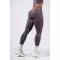 Tvarujúce bezšvové maximálne push-up legíny FLOW SEAMLESS 497 DARK GRY Nebbia