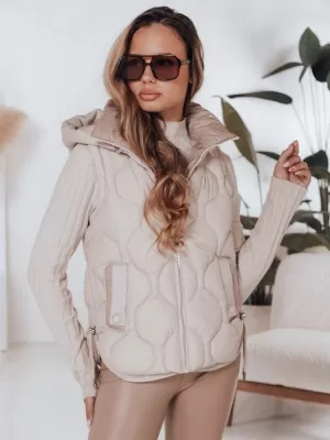 Dámska vesta DSTREET TY5020 BÉŽOVÁ