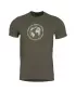 tričko PENTAGON GLOBE T-SHIRT K09055 HNEDÁ ŠEDÁ