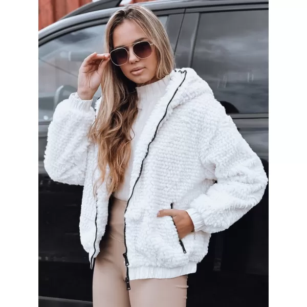  Dámska bunda DSTREET TY5270 BIELA 