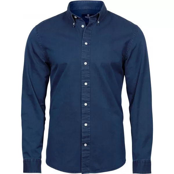  Pánska košeľa TEE JAYS | TJ 4002 INDIGO BLUE 
