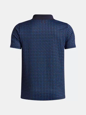 Chlapčenské tričko UNDER ARMOUR UA MATCHPLAY PRINTED POLO 1377349-411 MODRÁ