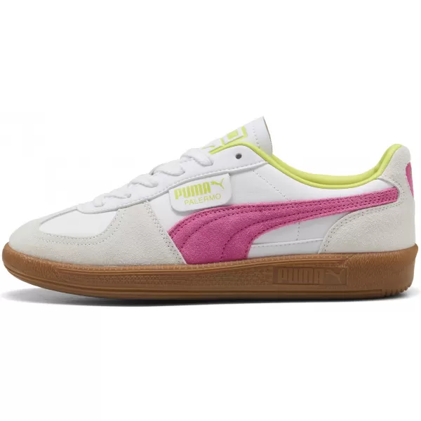  Pánske topánky PUMA PALERMO LTH 39646425 PUMA WHITE/FLURU PINK DOG 