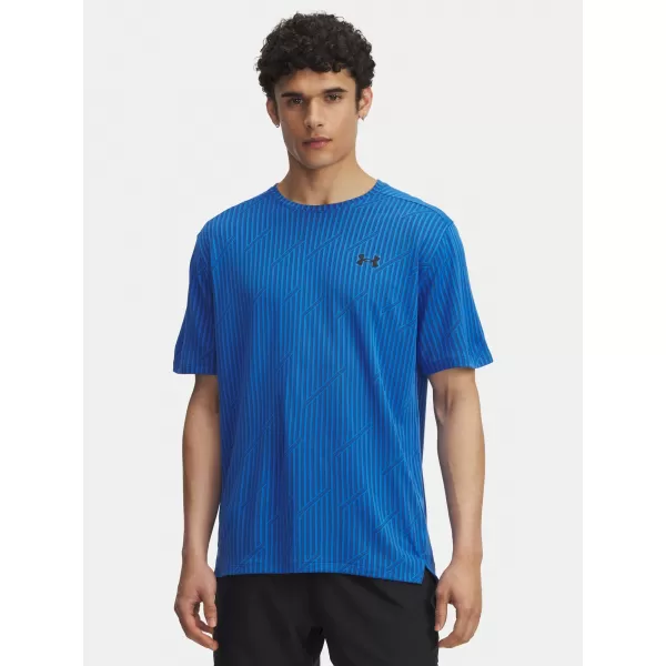  Pánske tričko UNDER ARMOUR UA TECH VENT JACQUARD MODRÁ 
