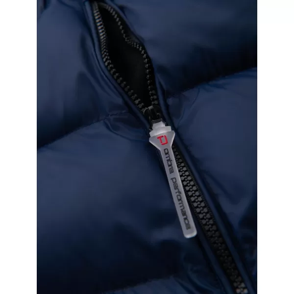  Pánska bunda OMBRE OM-JAHP-0303 NÁMORNÍCKA MODRÁ 