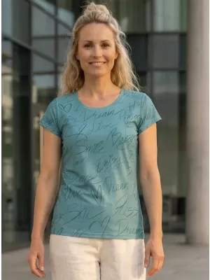 Dámska voľnočasová košeľa premium ALTISPORT VOJ/ALW084TR06 ZELENÁ
