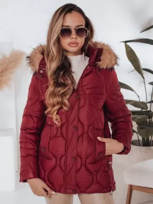 Dámska bunda DSTREET TY5014 ČERVENÁ