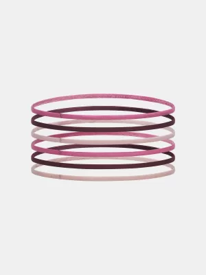 Dievčenské gumičky UNDER ARMOUR G MINI ELASTIC 6PK 1389933-659 ČERVENÁ