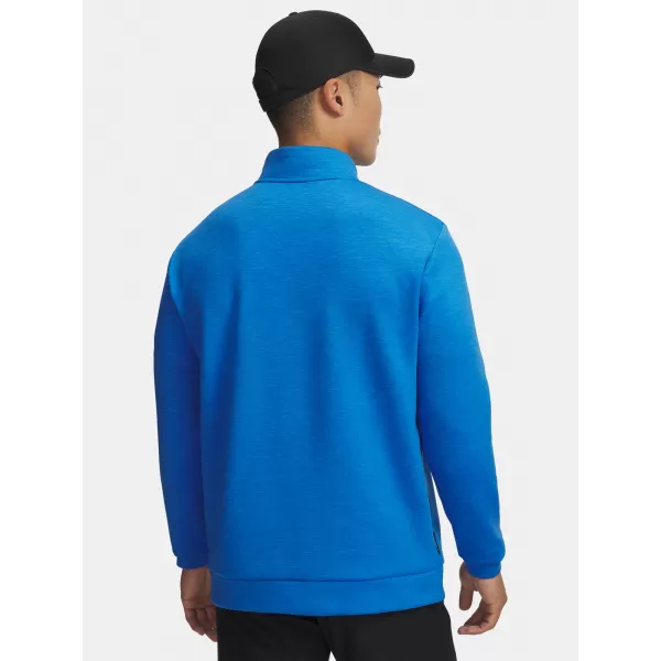 Pánska mikina UNDER ARMOUR UA DRIVE MIDLAYER PULLOVER 1387124-402 MODRÁ 